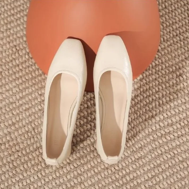 Buty damskie antypoślizgowe formalne kwadratowe obcasy damskie czółenka luksusowe eleganckie i eleganckie towarzyskie modne obuwie oryginalny znak