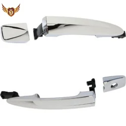 Exterior Car Door Handle For Sentra Murano Maxima Leaf 2009-2018 Mirror Face Chrome Front Rear