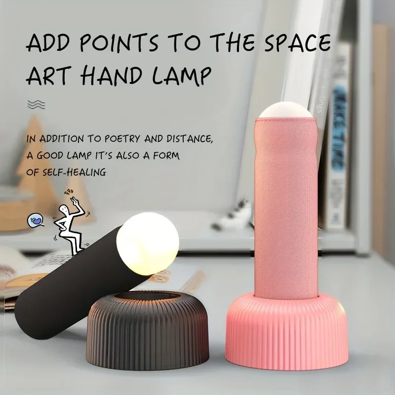 

Rechargeable Hand Crank Night Light USB Powered Desktop Sleep Light Bedroom Bedside Atmosphere Table Lamp Birthday Gift