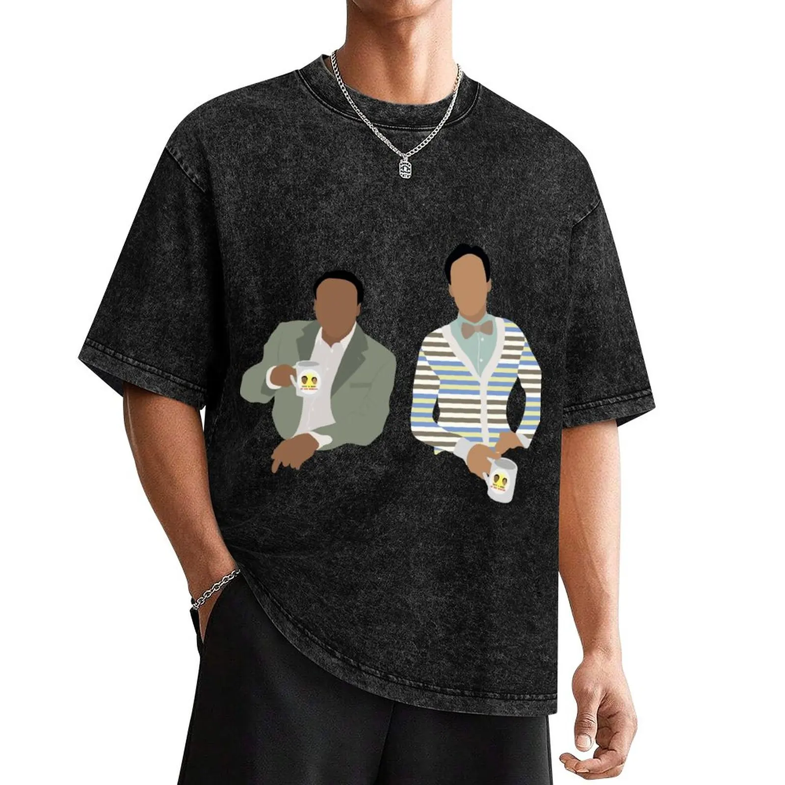 

Troy and Abed in the Morning T-Shirt basketball graphic tees kawaii clothes men clothings