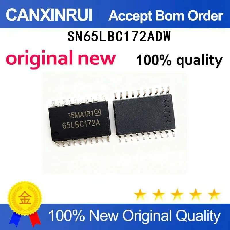 

(5-100 Pieces) New SN65LBC172ADW SOP20 Integrated Circuit IC Analog to Digital Converter Chip IC