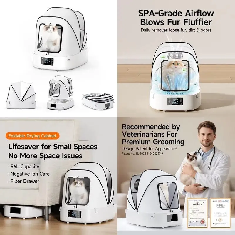 for Vansity OEM Portable Cat and Dog Grooming Hair Dryer, Vacuum Dryer, Dog Hair Dryer