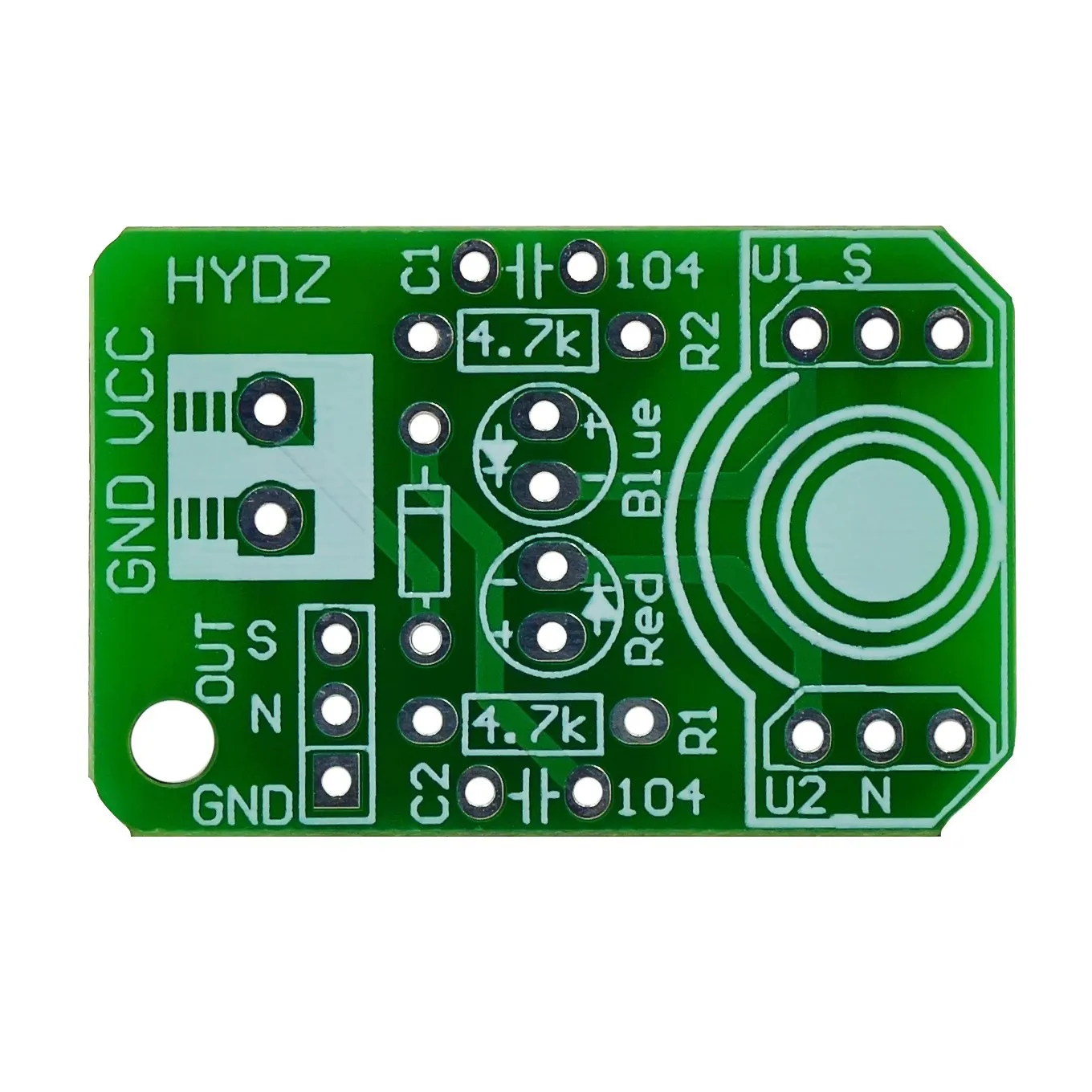 Sensor de indução magnética hall de detecção magnética pólo discriminador norte e sul pólo módulo de detecção peças diy