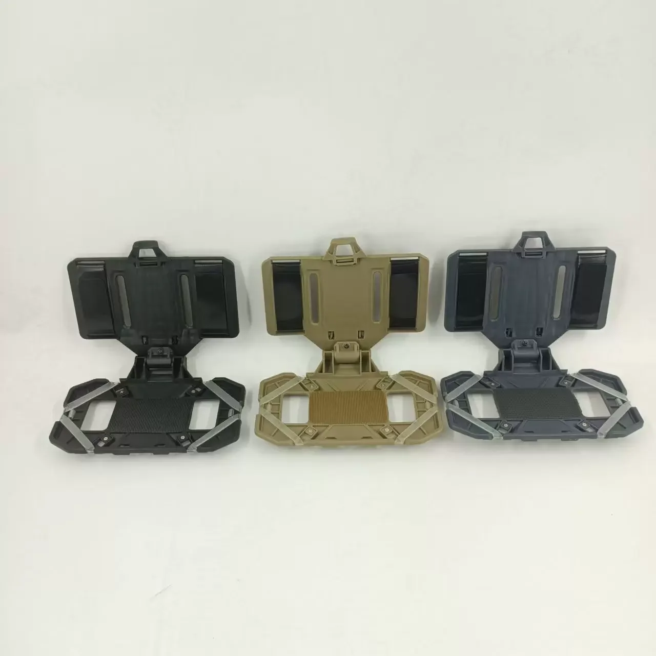 Holder MOLLE System Mobile Phone Mount Plate Adjustable Smartphone Backboard for Outdoor Hunting Tactical Vest Gear Accessories