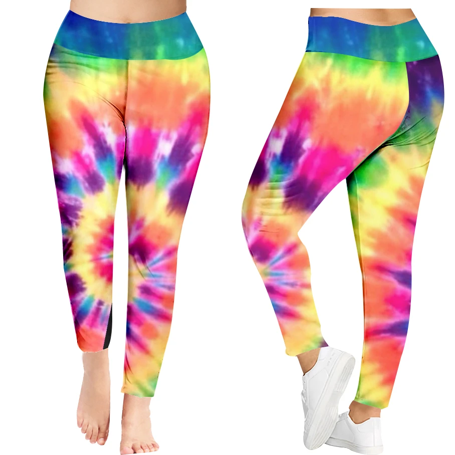 

Летние штаны с принтом Tie Dye, уличная одежда для йоги, леггинсы для женщин Y2k, джоггеры, фитнес-трико, брюки, Леггинсы пуш-ап, женская одежда