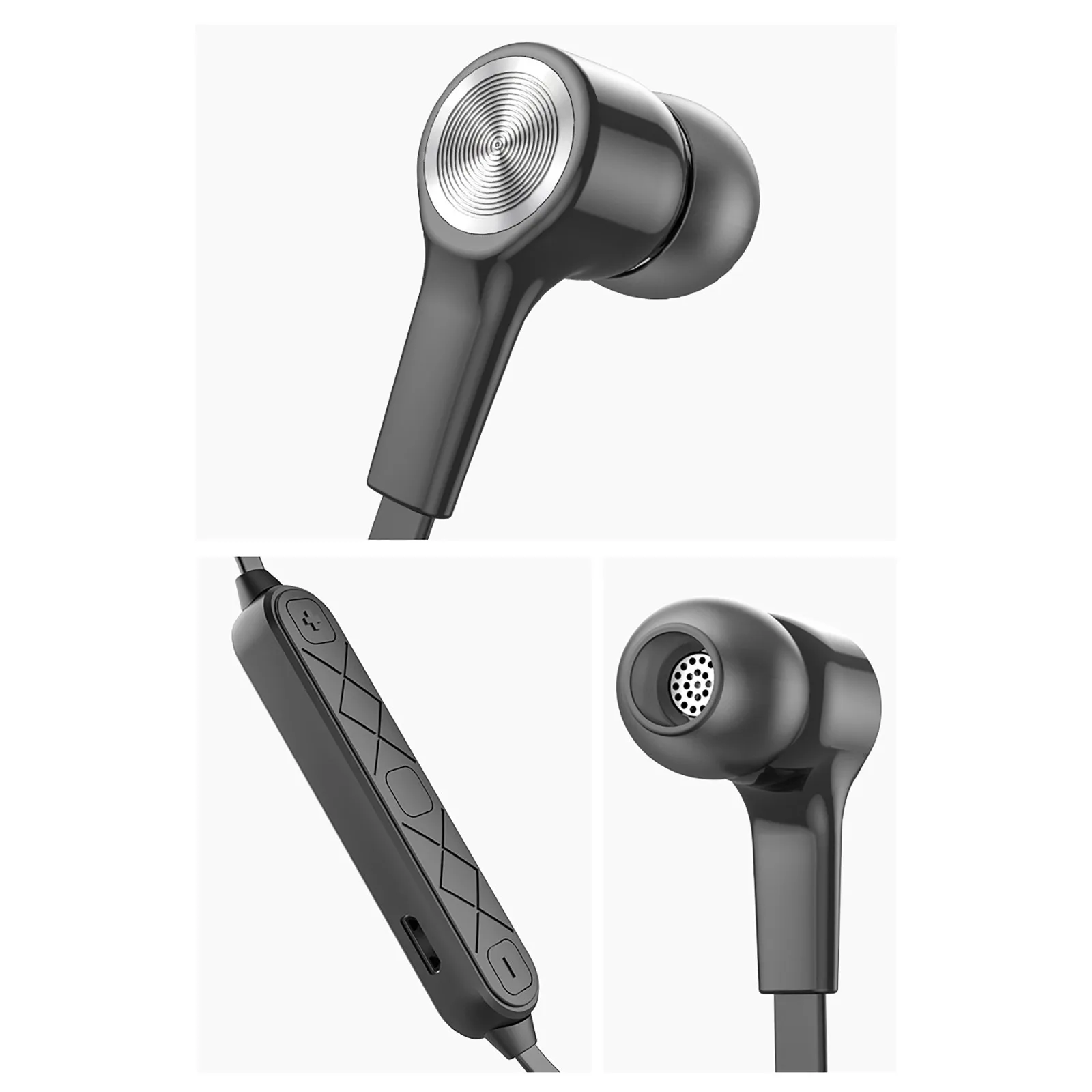 Słuchawki Bluetooth Upgrade Bluetooth 5.0 bezprzewodowe słuchawki douszne sportowe W słuchawki douszne z mikrofonem radio HiFi głęboki bas zestawy słuchawkowe