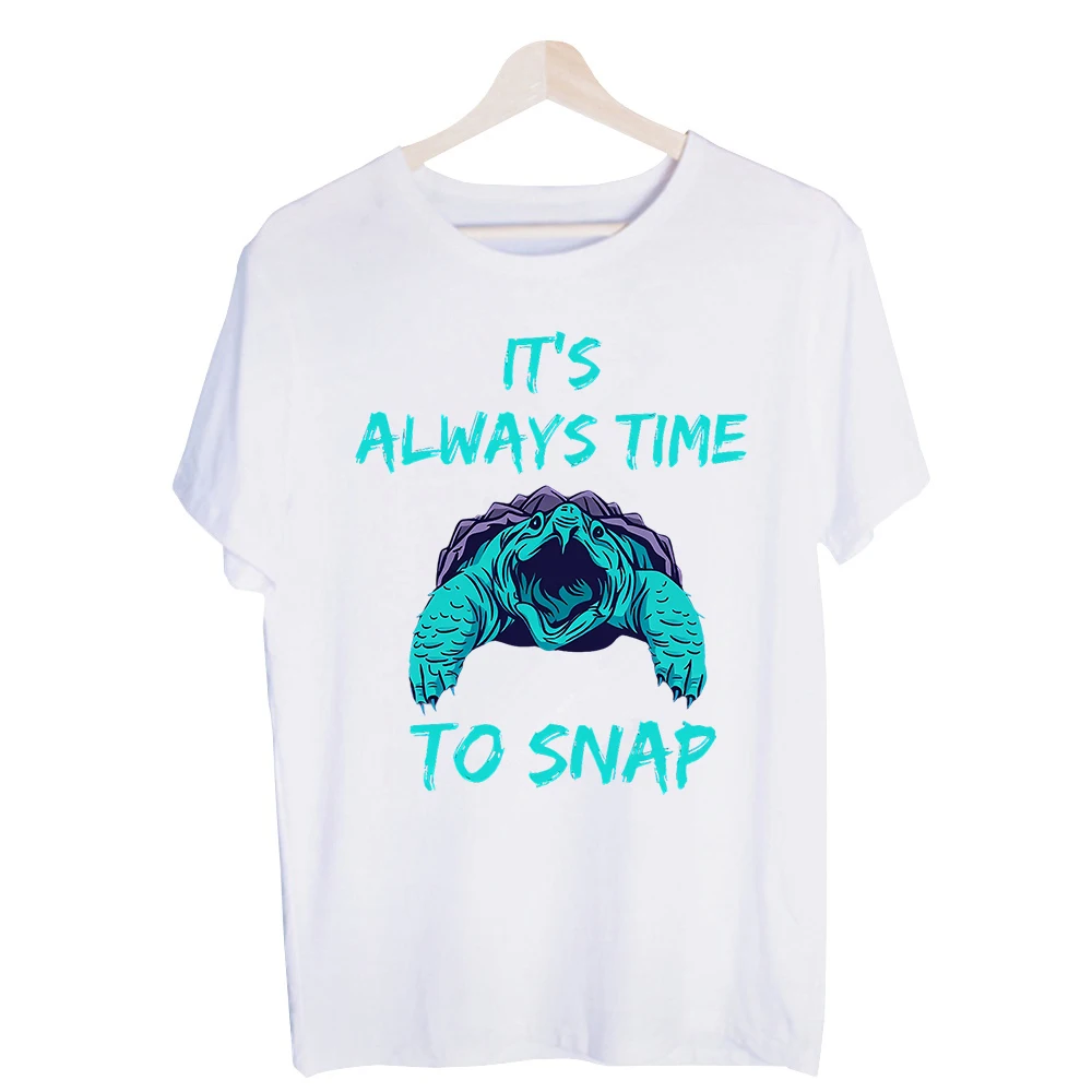 Men's Turtle Graphic Tee, Short Sleeve Crew Neck T-Shirt with Slogan Print for Casual Daily Wear