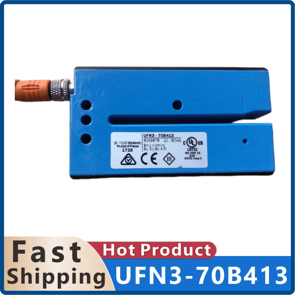 New Original Transparent Label Sensor Ufn3-70b413 Ultrasonic Slot Switch