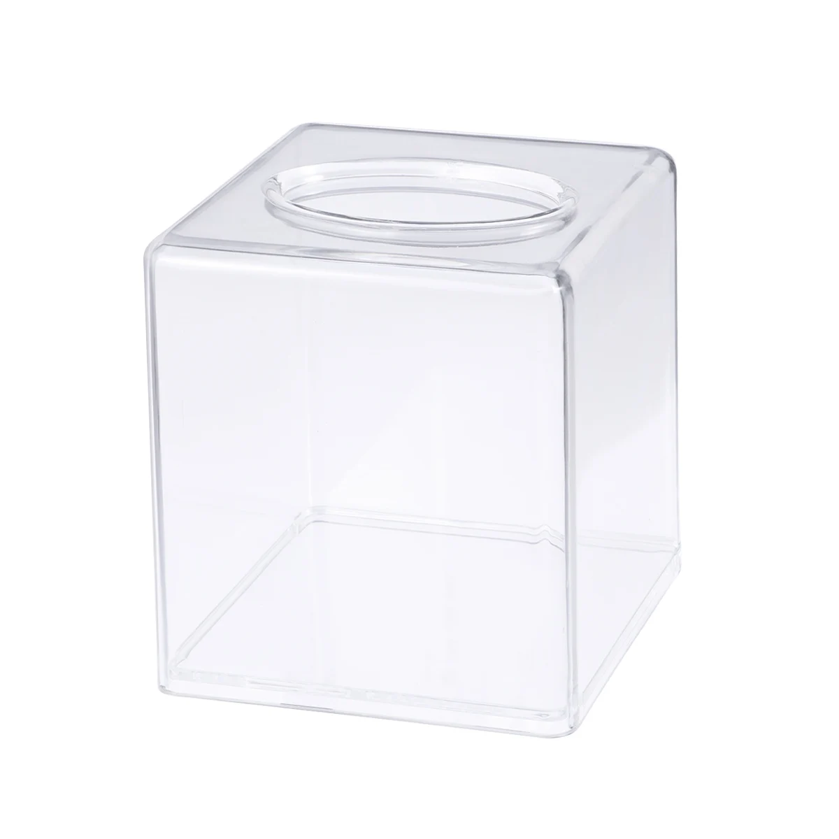

Acrylic Tissue Box Dining Room Table Decor Paper Holder Cube Make Home Storage Boxes