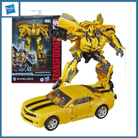 재고 있음 Takara Tomy Hasbro 트랜스포머 스튜디오 시리즈 SS49 범블비 디럭스 클래스 액션 피규어 취미 모델 장난감 선물