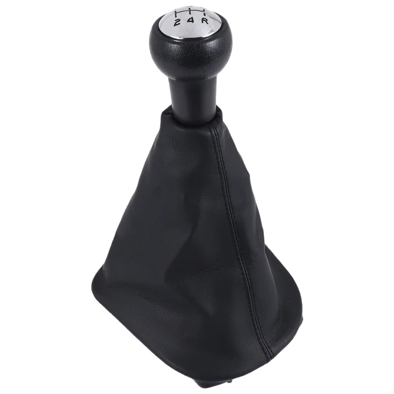 

A64P-5 Speed Gear Shift Stick Leather Gaitor Gaiter Knob For 207 307 CC 308