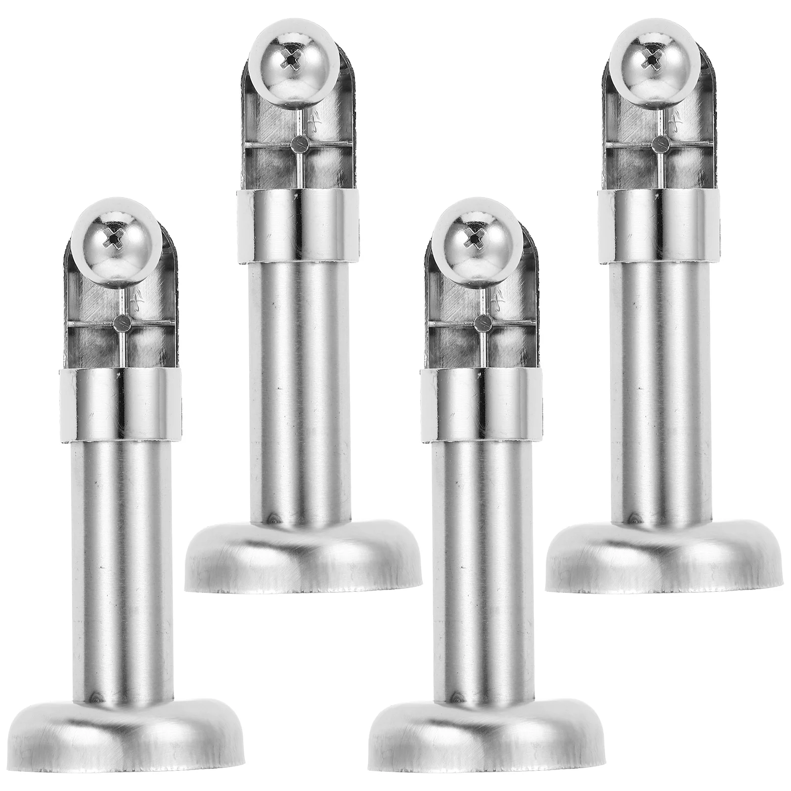 

4 Pcs Stainless Steel Bathroom Partition Hardware Bracket Support Restroom Accessories Toilet Partition Foot Bath Rack Mounting