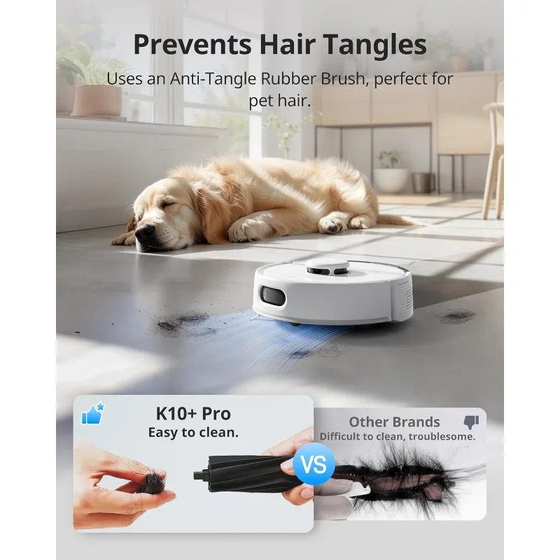 Robot Vacuum Self Emptying for 90 Days Hands-Free, Super Quiet Mini Robotic Vacuum with Powerful Suction