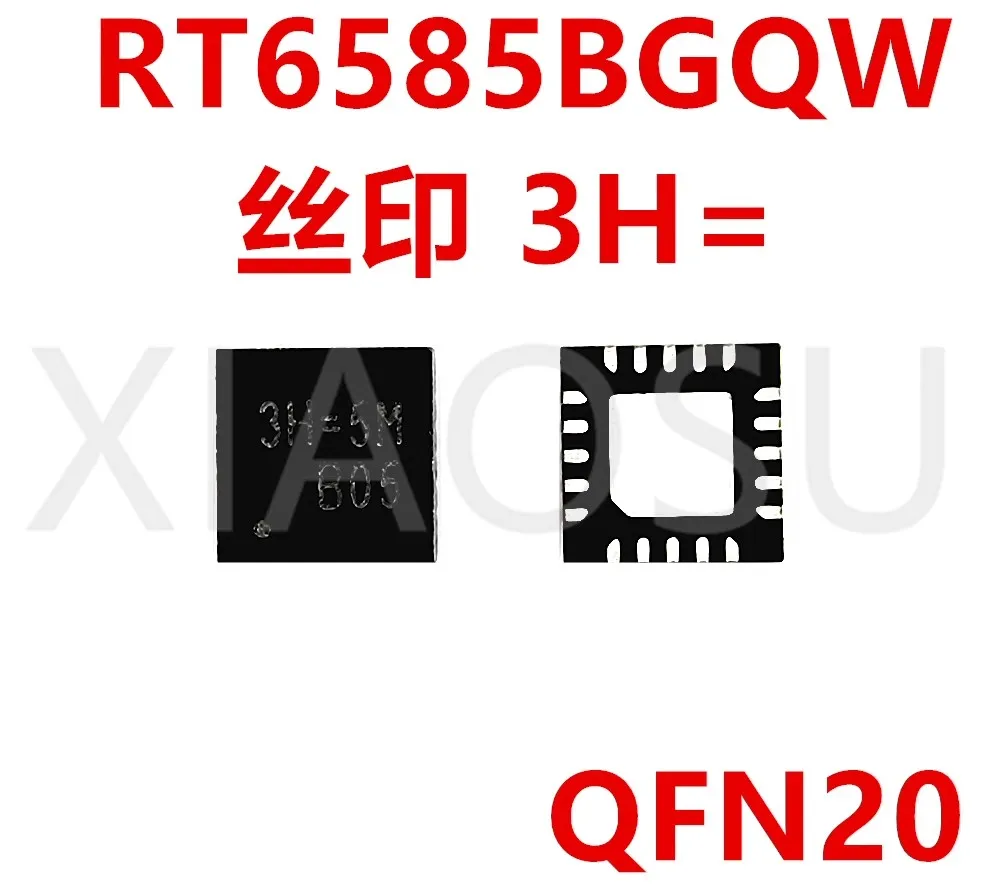 2pcs RT3601EAGQW RT3601EA QFN28 Screen printing 3H= RT6585BGQW RT6585B QFN20 Chipset