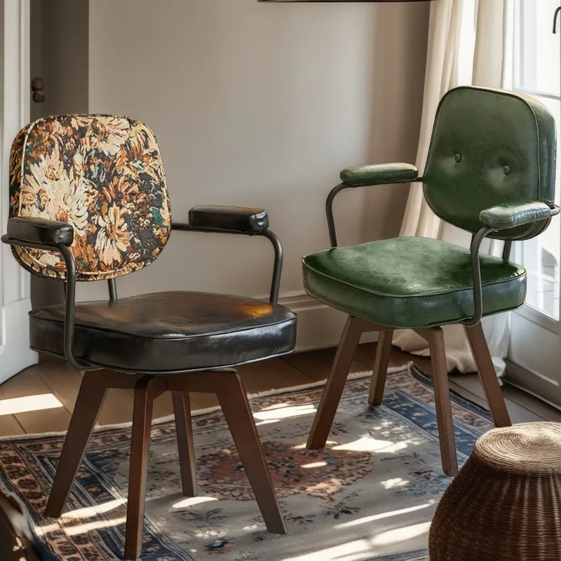 For comfortable backrest, sedentary office, home study, student desk with wheel lift lounge chair