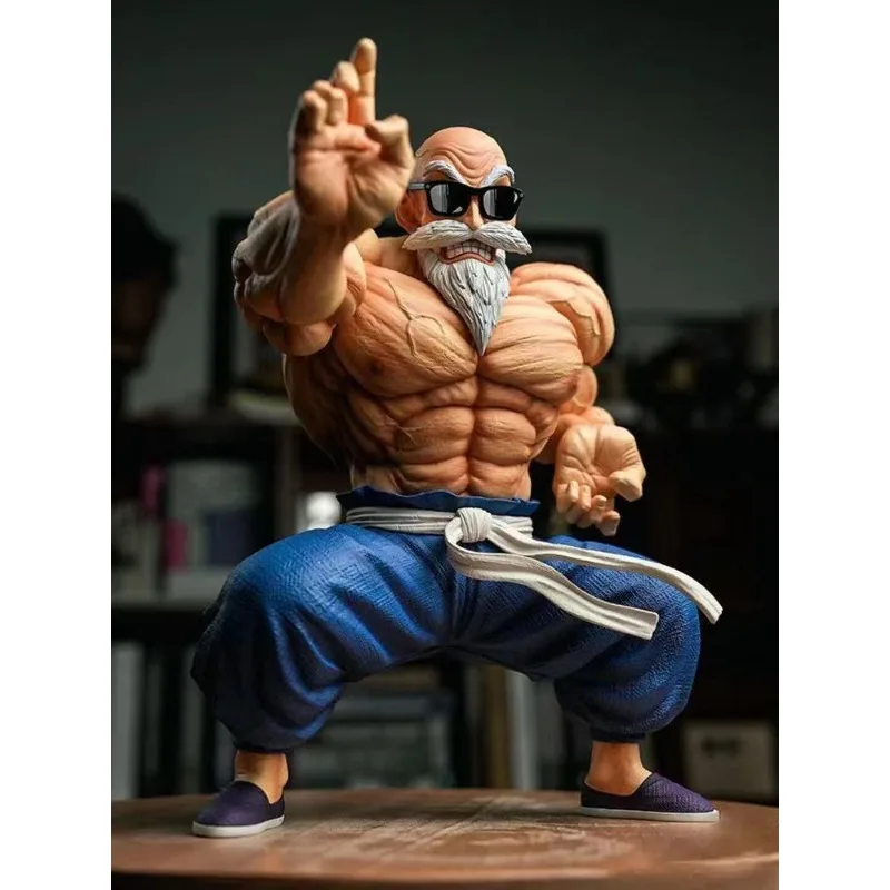 

9cm Anime Dragon Ball Mini Figure Goku Kame Sennin Figurine Muscle Master Roshi PVC Action Figure Model Children Dolls Gift Toys