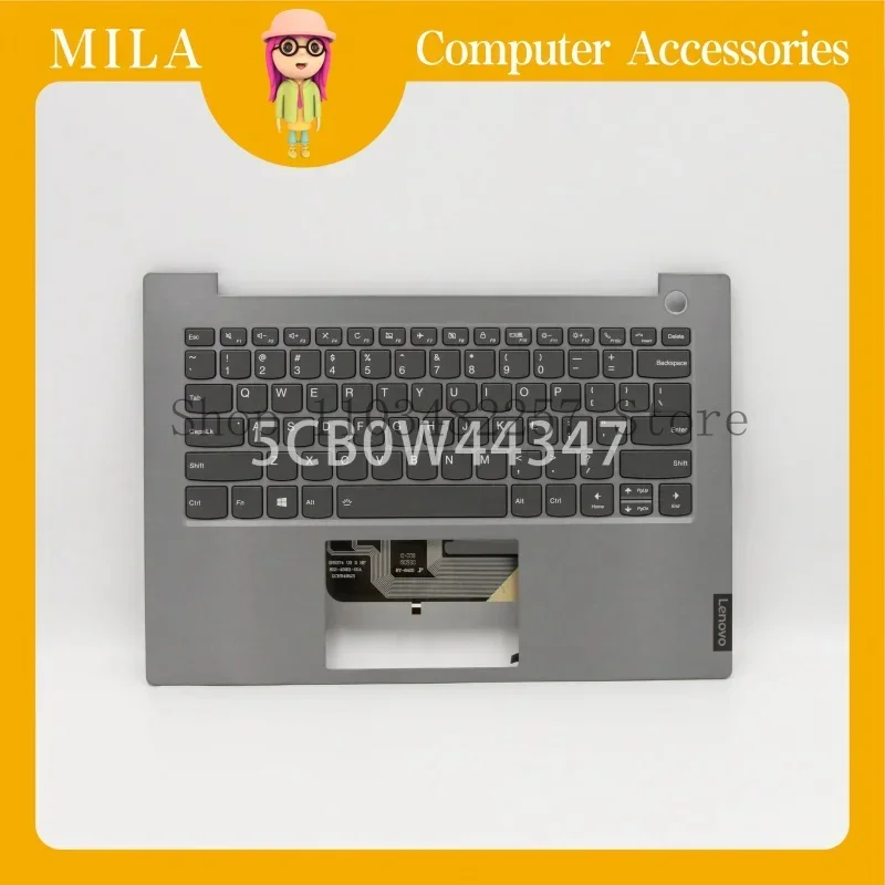 WYORESY 5cb0w44347 palm rest top cover for lenovo thinkbook 14-iml c-cover with backlit keyboard