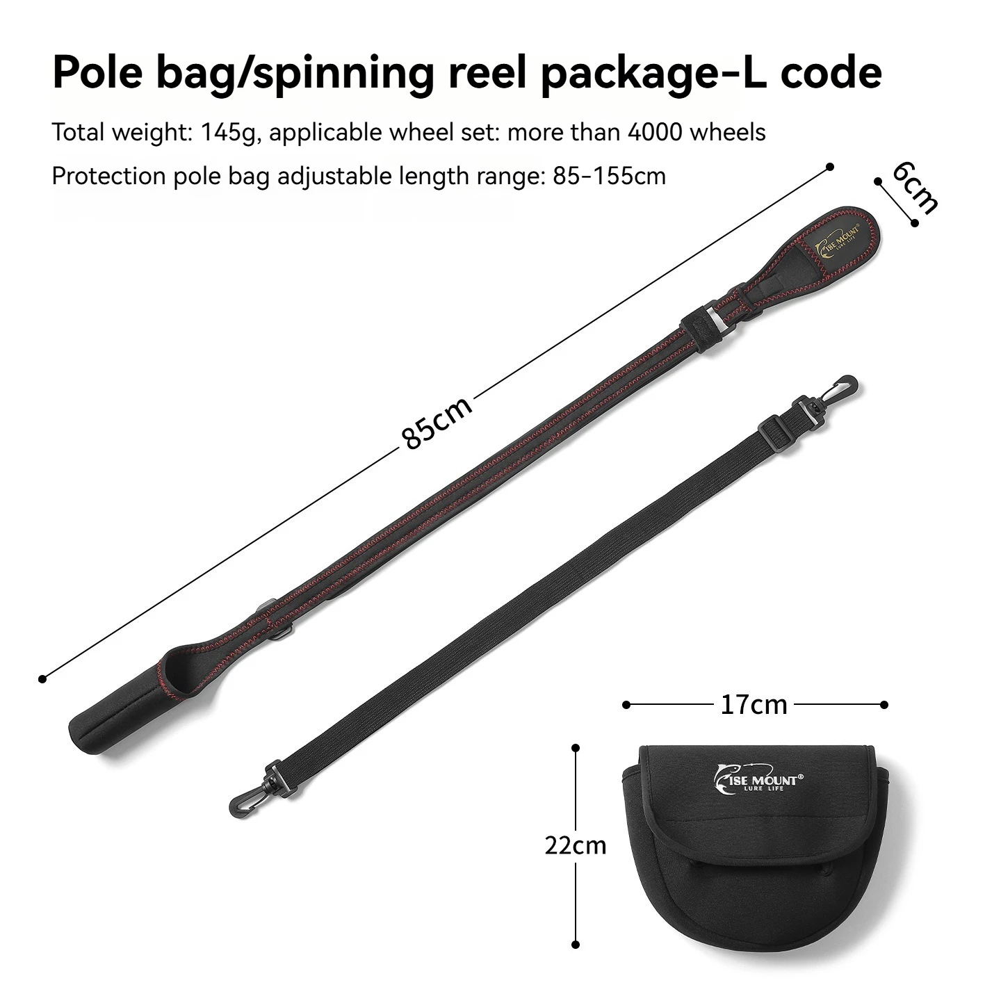 الصيد رود واقية غمد حالة يطير الصيد قضبان غطاء القطب حقيبة حامل حزام الأشرطة التفاف أدوات المحمولة الملحقات