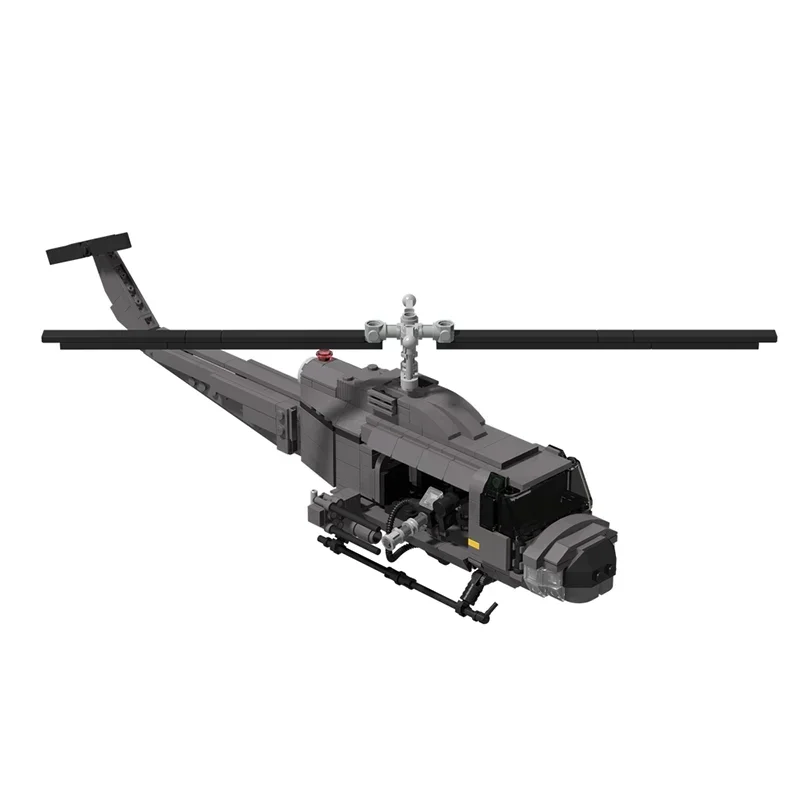 Military Series Model Moc Building Blocks  Attack Helikopter Model Technology Brick DIY Assembly Construction Toy Holiday Gifts