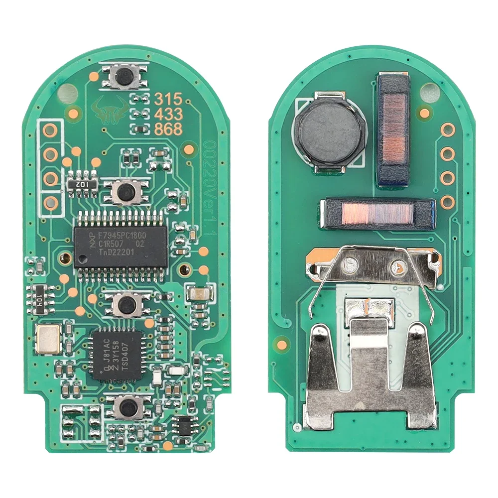 MS 3Buttons for BMW 2014-2019 FEM BDC 868MHZ Replacement Remote Car Key Factory Keyless Remote Blank Vehicle Fob