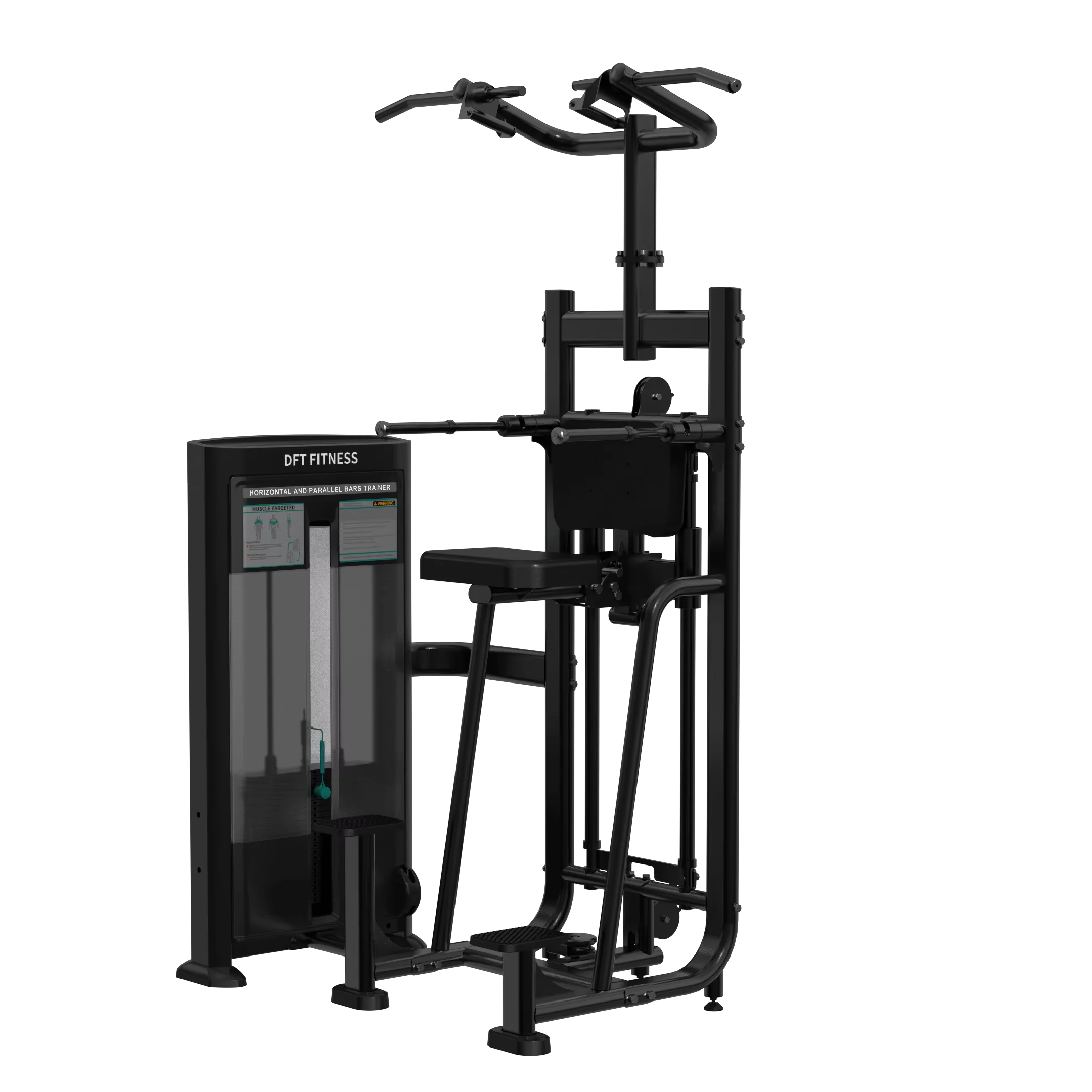 

Регулируемый коммерческий тренажер для фитнеса и бодибилдинга: турник/брусья для отжиманий, тренировка спины, плеч и рук, стальной, с большой нагрузочной способностью