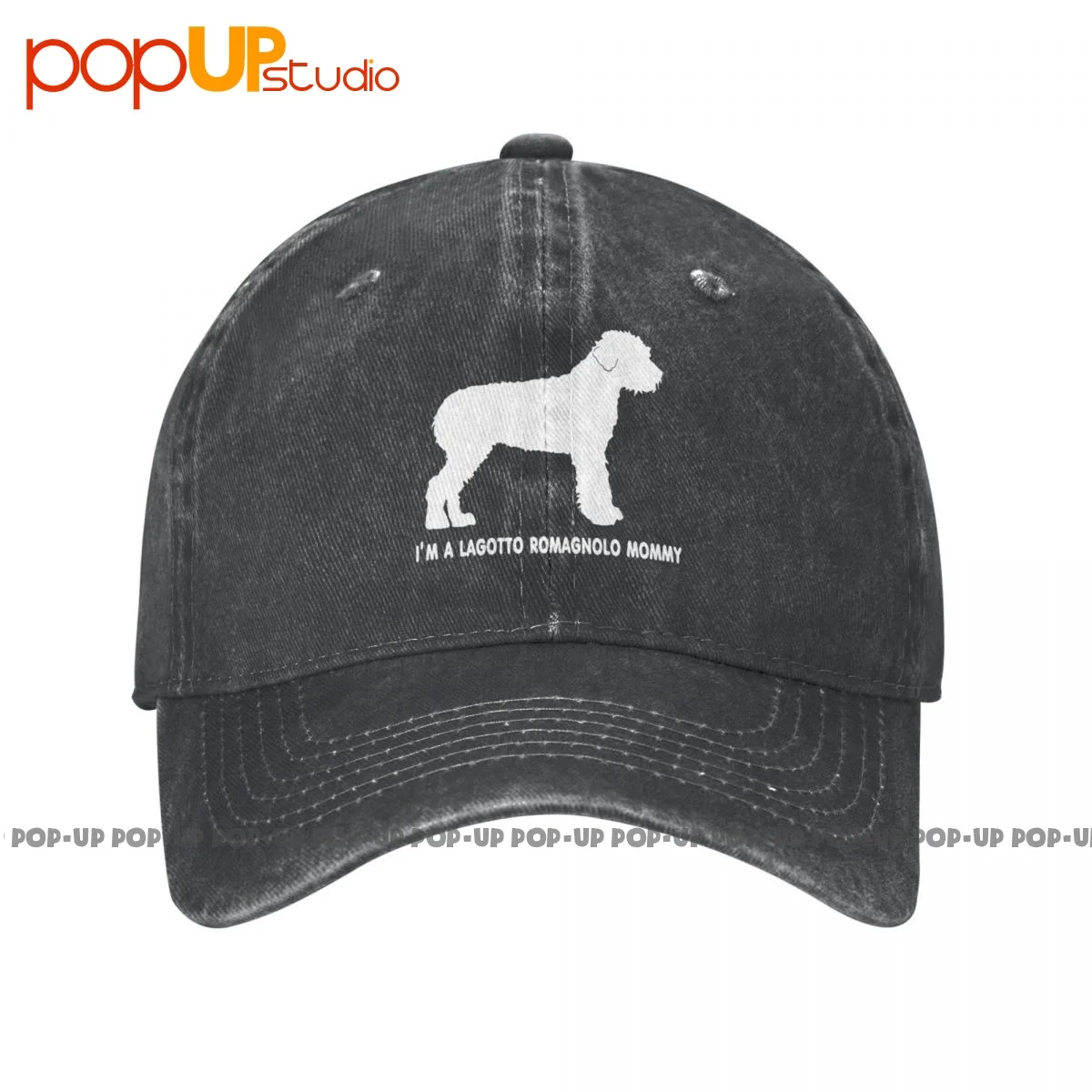 Im A Lagotto Romagnolo Mommy Washed Denim Baseball Cap Trucker Hats Style Comfortable