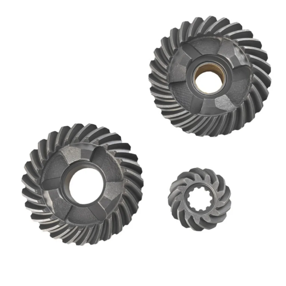 3PCS Gear Kit 63V-45551-00 6E7-45560-01 6E7-45571-00 Forward Reverse Pinion Set For Outboard Motor 15HP 20HP Replacement Parts
