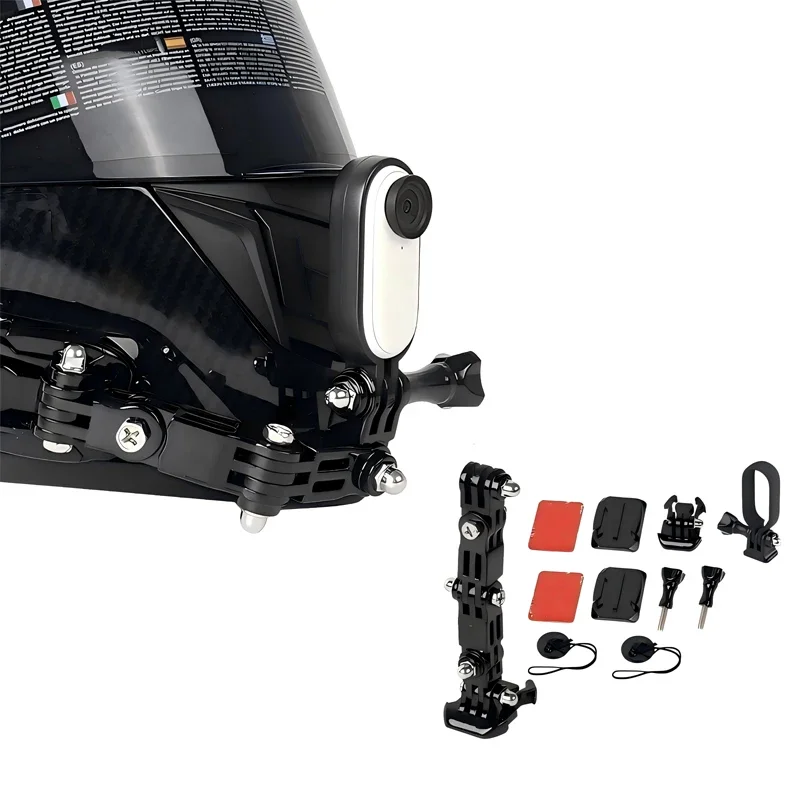 รถจักรยานยนต์คางหมวกกันน็อกวงเล็บยึดกรอบป้องกัน Shell Mount 1/4ชุดอะแดปเตอร์สำหรับ Insta360 Go2อุปกรณ์เสริม