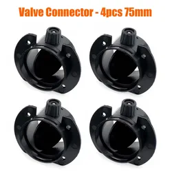 4pcs 75mm Valve Flap Adjustable Air Diesel Heater Vent Ducting Branch Splitter Pipe Joiner Connector For Car Truck Camper