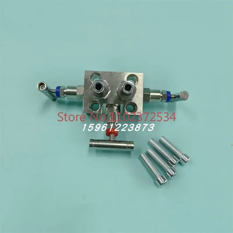 Stainless Steel SF-2B M364W Integrated Three-Valve Manifold Rosemount SS304 Pressure Instrument Needle Valve Manifold