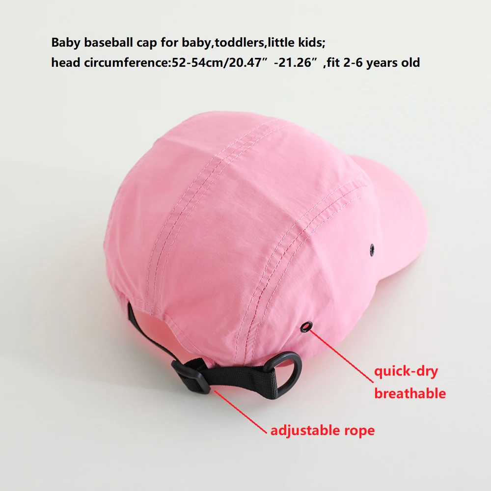Topi Matahari Musim Semi Musim Panas untuk Anak Usia 2-6 Tahun, Topi Baseball Bayi Balita untuk Pantai, Topi Visor Anak, Topi Bayi untuk Anak Perempuan dan Laki-laki, Topi Matahari Anak untuk Perjalanan