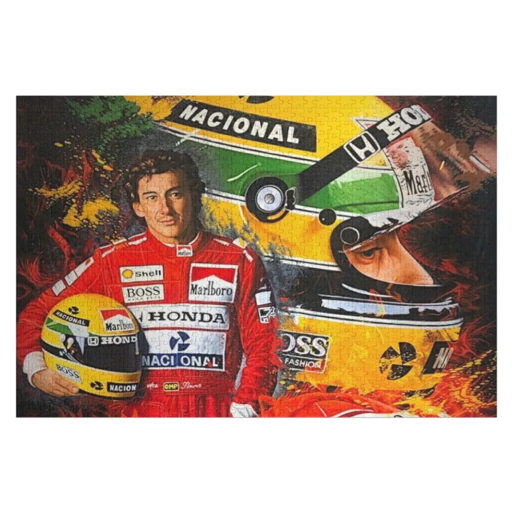 Fun art Ayrton Senna Jigsaw Puzzle Game Children Custom Gifts Puzzle