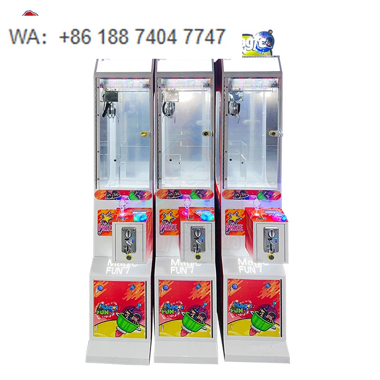 

Full of Fun Doll Claw Crane Machines Plush Toy Mini Claw Machine With Bill Acceptor for Sales