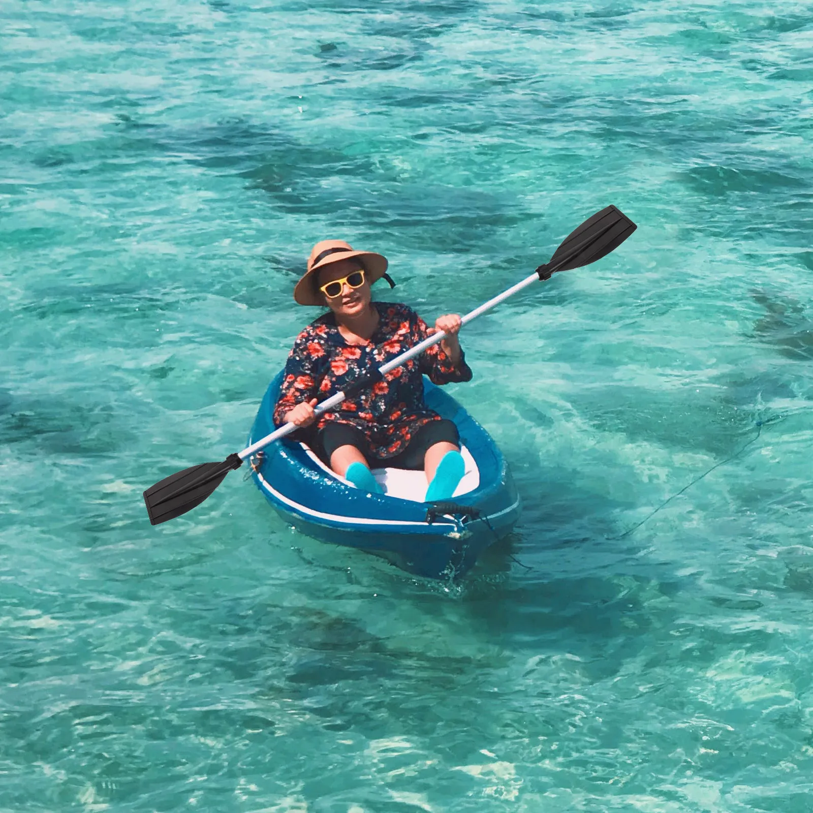 

Paddle Travel Portable Lightweight Plastic Inflatable Board Pump Adapter Accessories Durable Water Sports Paddles Detachable