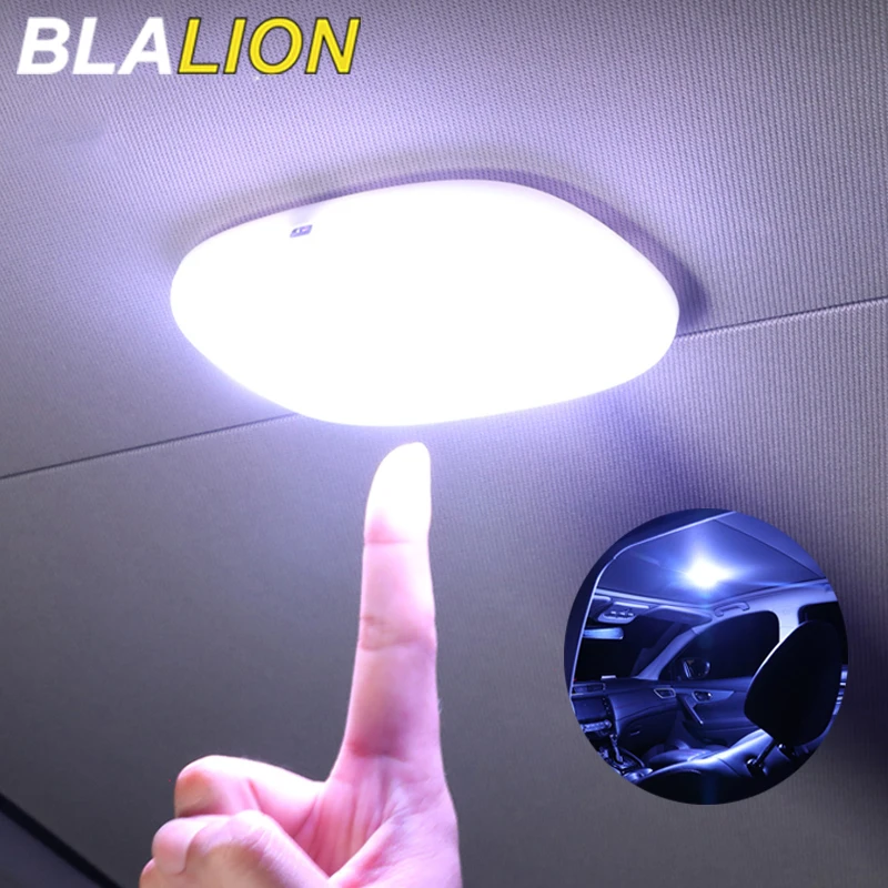 BLALION LED Touch Light Wall Reading Lamp Magnet Base Car Ceiling Light Ambient Mood Car Interior Lighting USB Rechargeable Lamp