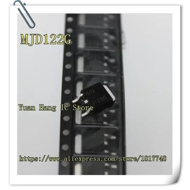 40PCS/LOT MJD122G MJD122T4G MJD122 SOT-252 NEW
