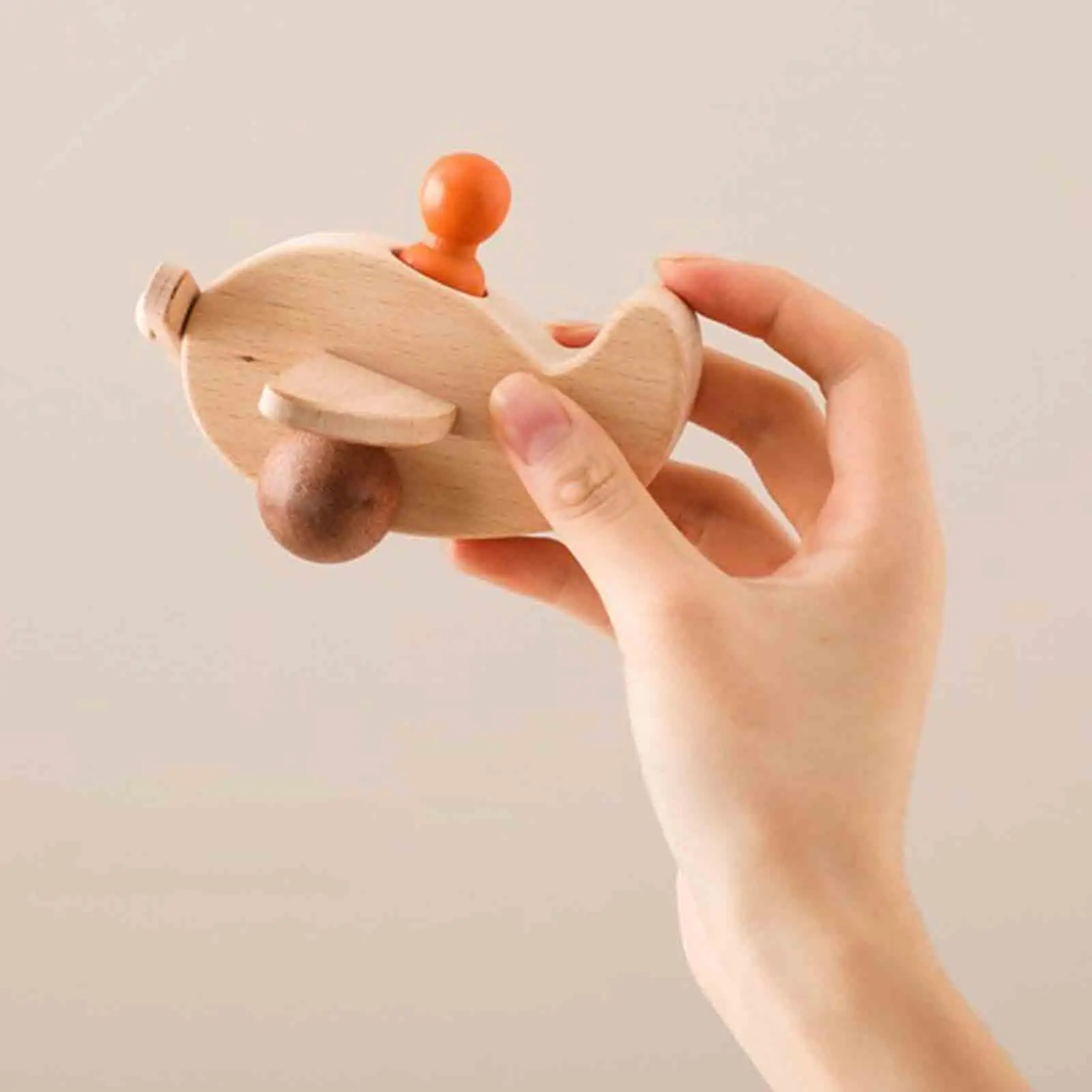 ของเล่นเครื่องบินไม้มอนเตสซอรี่ โมเดลเครื่องบินจิ๋วสำหรับเด็ก เสริมพัฒนาการเรียนรู้ ฝึกทักษะการเคลื่อนไหวอย่างละเอียด ของขวัญของเล่นเครื่องบิน