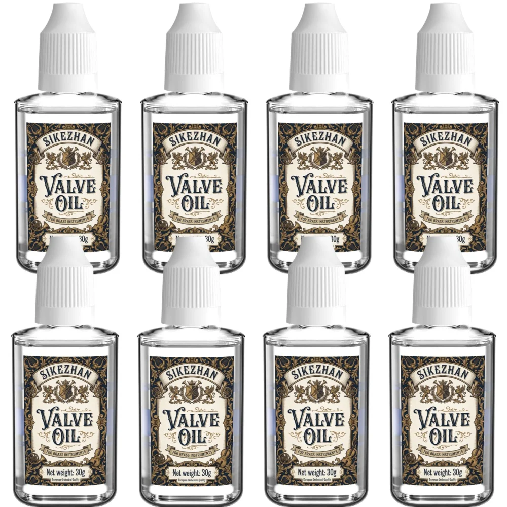 Professional Brass Instrument Valve Oil for Trumpet Trombone Tuba Long Lasting Piston Lubricant Smooth Action Fast Response Care
