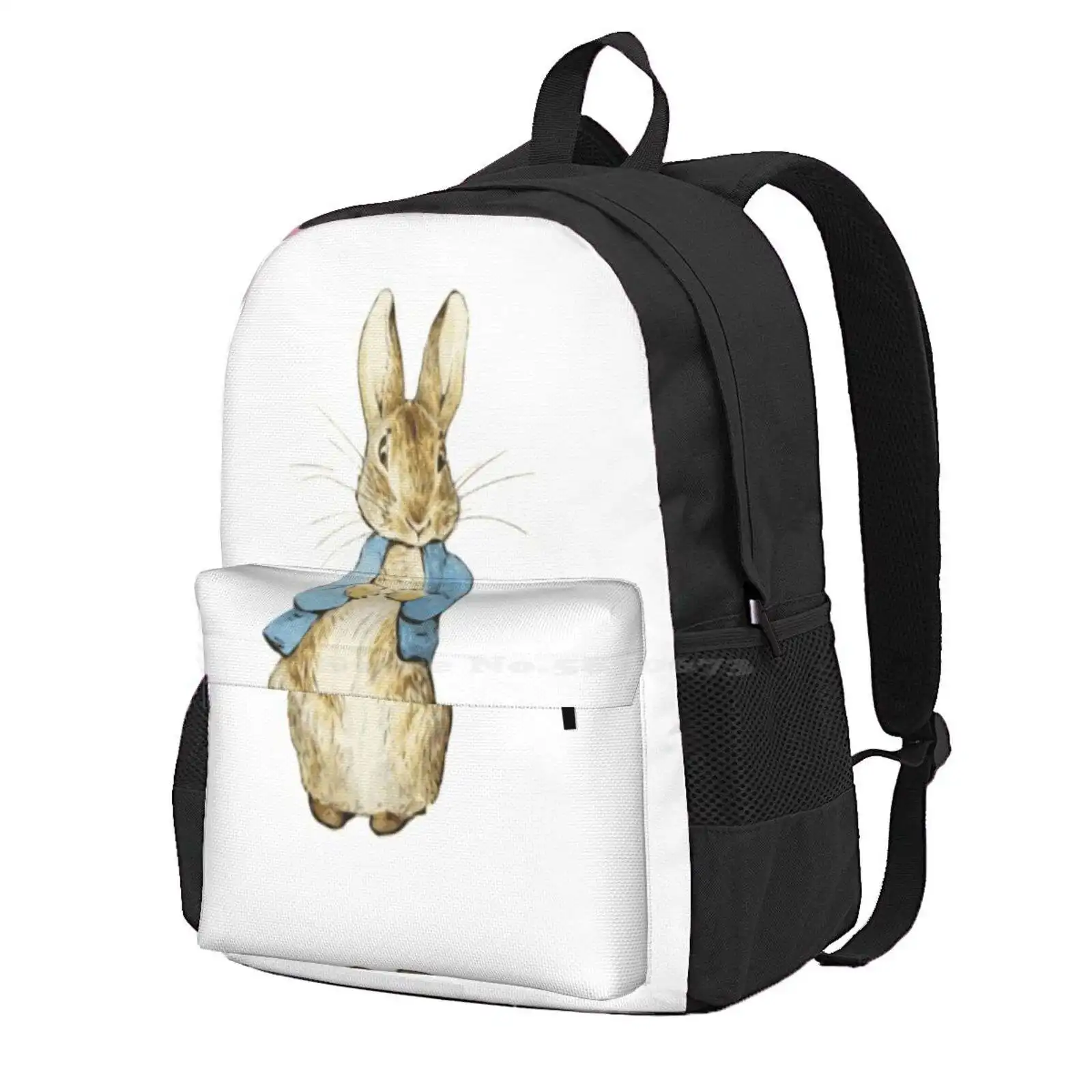 Peter Bunny Hot Sale Schoolbag Backpack Fashion Bags Peter Bunny Beatrix Potter Rabbit Cute Cartoon