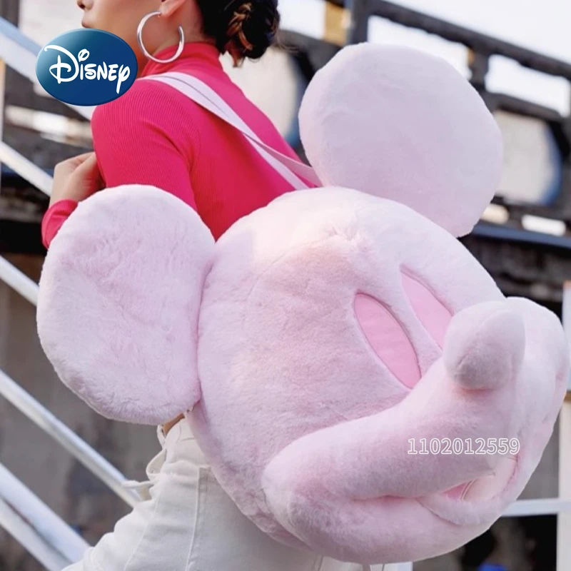 

Новая женская сумка с Микки Диснеем, модная плюшевая женская сумка через плечо, оригинальная плюшевая женская сумка с героями мультфильмов