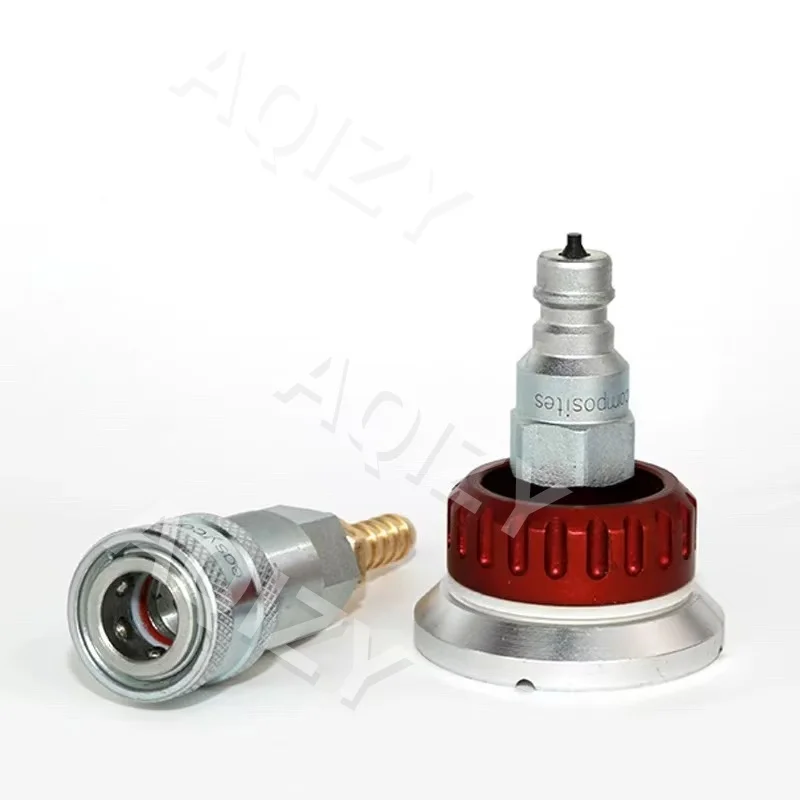 

Самозапечатывающаяся металлическая насадка для вакуумного клапана, многоразовый разъем для вакуумного мешка для инфузии смолы из углеродного волокна в вакуумной обработке Milag