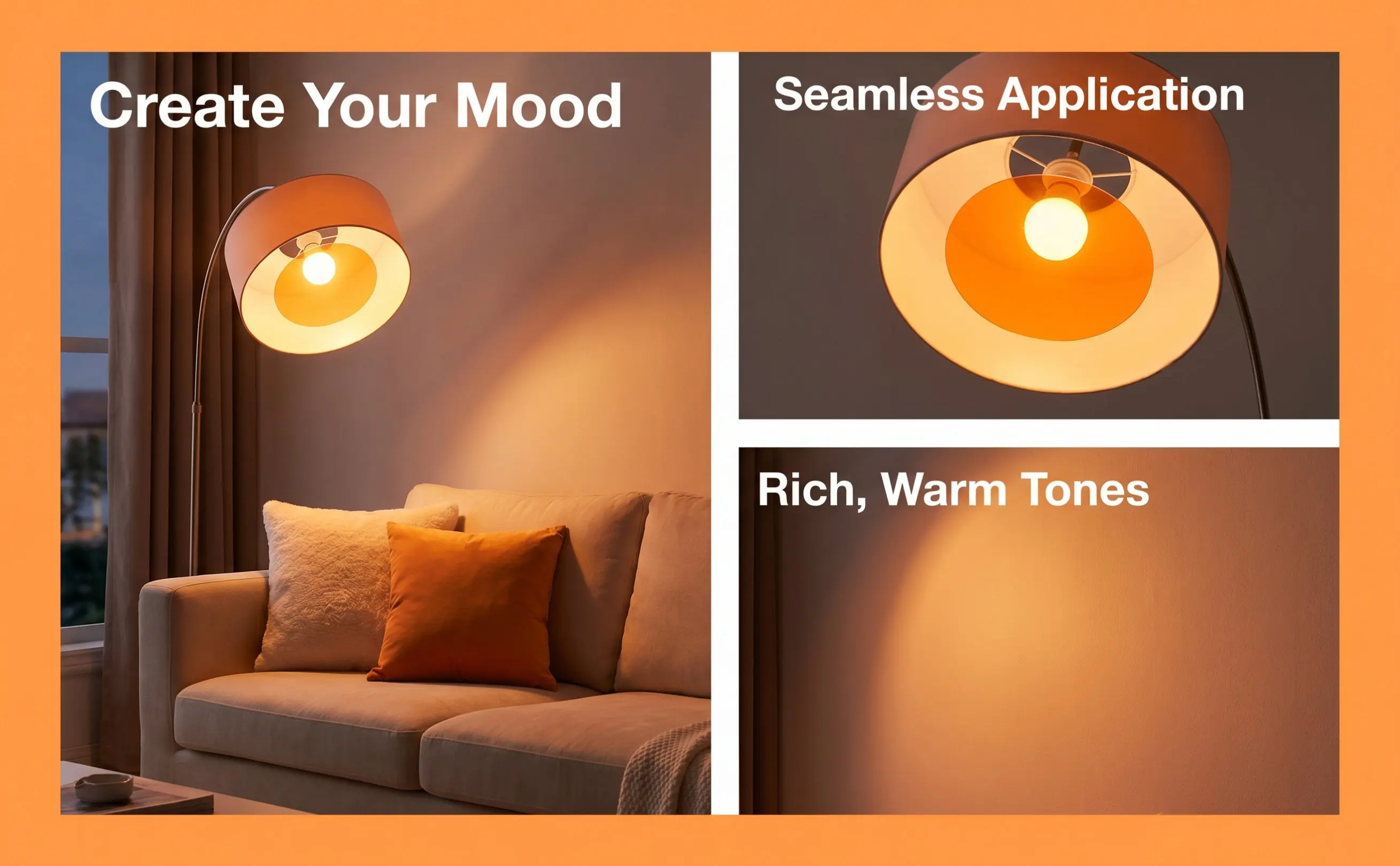20Pcs Warm Light Filter Stickers 74Mm Round Amber Gel Color Correction Sheets for Spotlights Pendant Lamps Theater Dj Studio