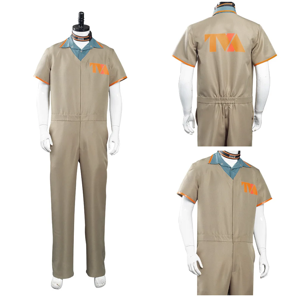 

TV Loki Jumpsuit Cosplay Costume TVA Prison Uniform Jumpsuit Outfits Halloween Carnival Suit