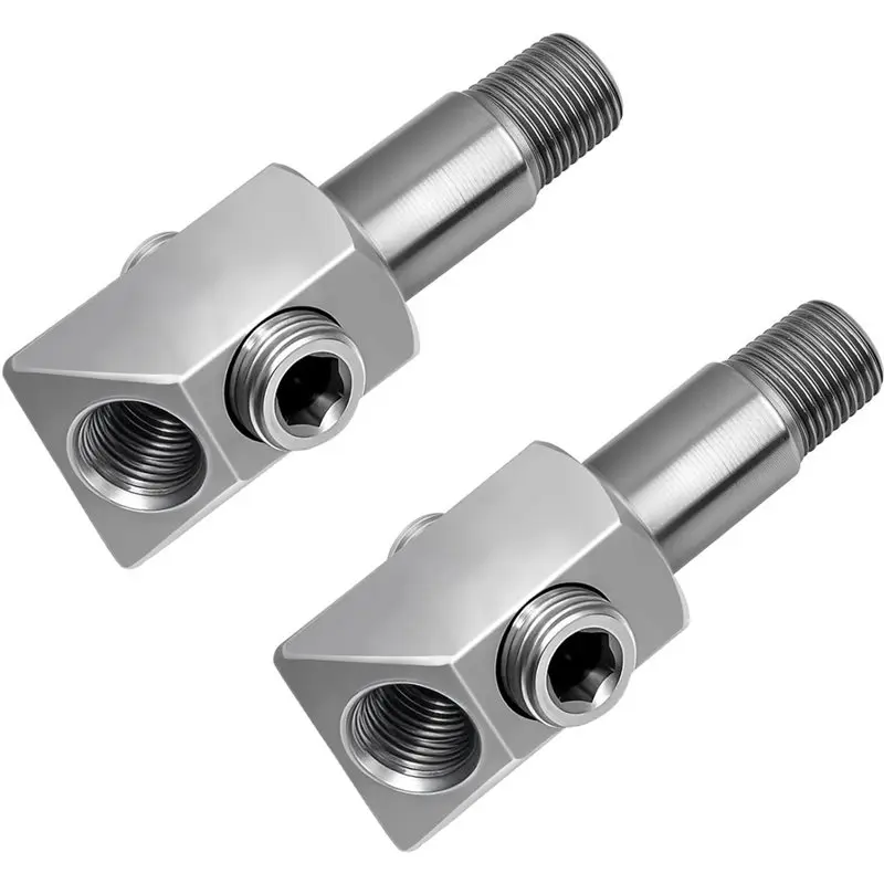 Leading-2Pcs Oil Pressure Sensor Thread Adapter, For Chevy/GM Small Block Engines 1/8-27 NPT Port Plugs