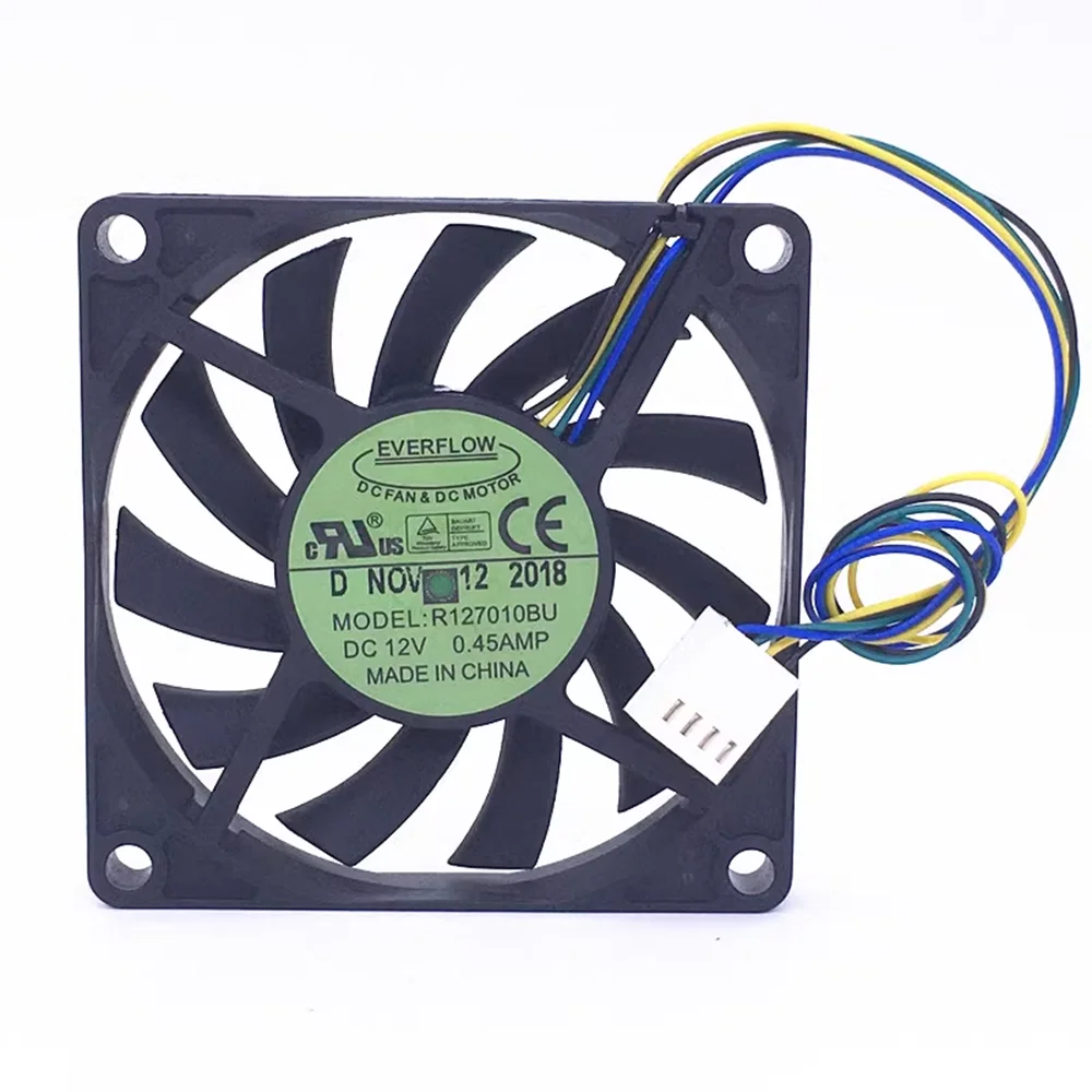 NEW 7010 70mm R127010BU 12V 0.45A 7cm large wind cooling fan