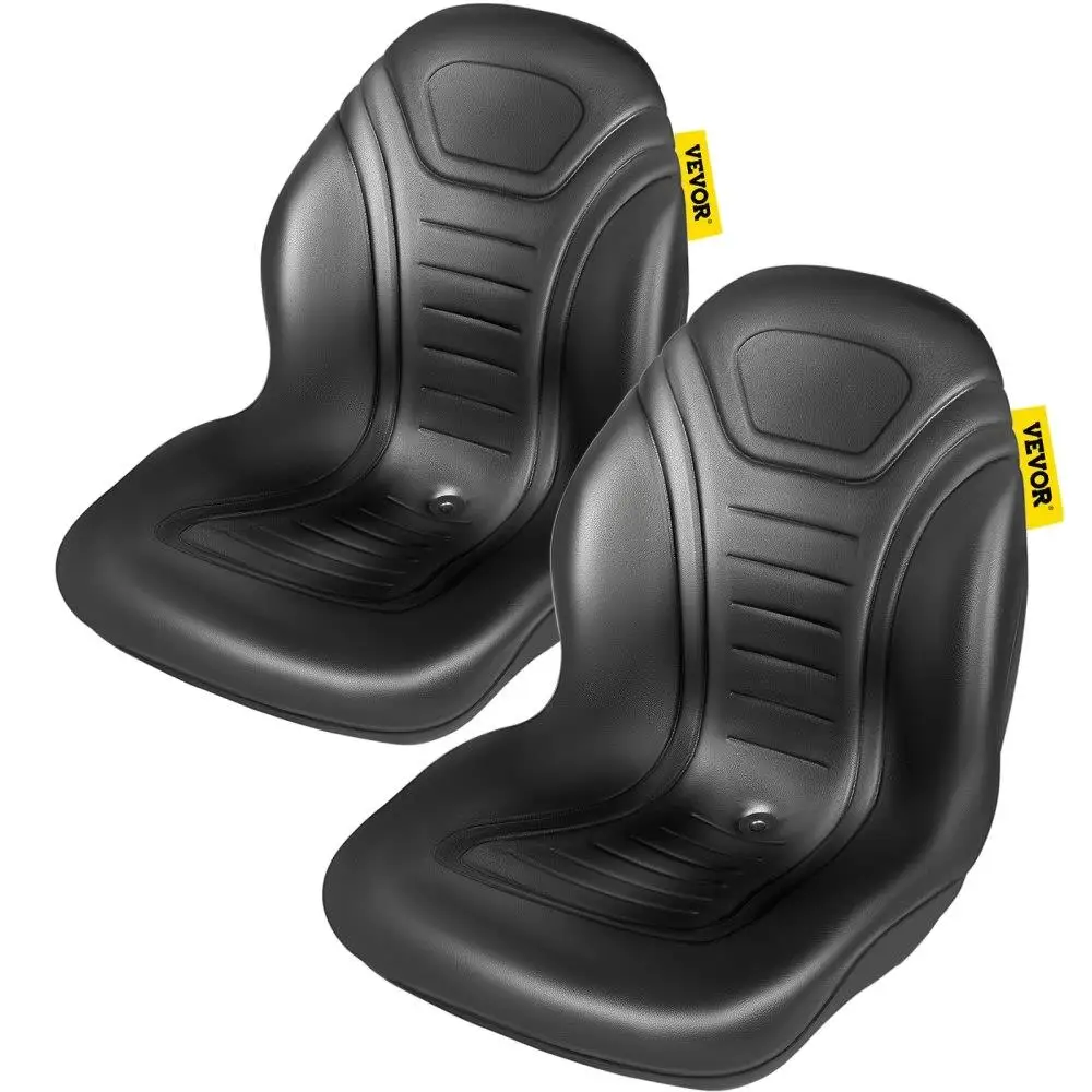 

Universal Tractor for SEAT Replacement 2 Pack, Compact High Back Mower for SEAT Pair, Black Vinyl Forklift for SEAT , Central