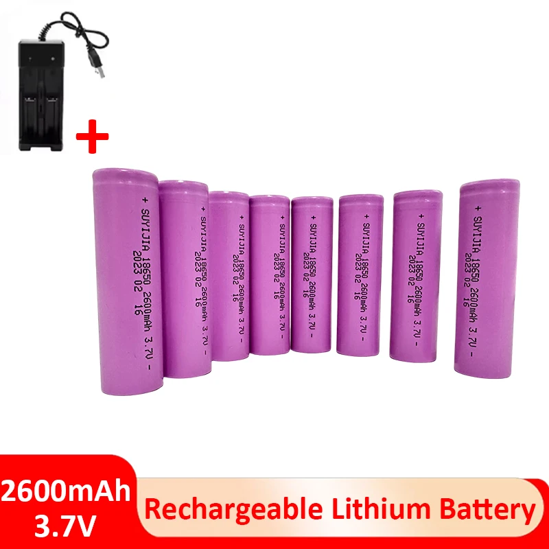 جديد 2025 18650 2600mAh بطارية 3.7 فولت 10A التفريغ ليثيوم أيون بطارية قابلة للشحن ل Powerbank مصباح يدوي 18650 بطاريات #2