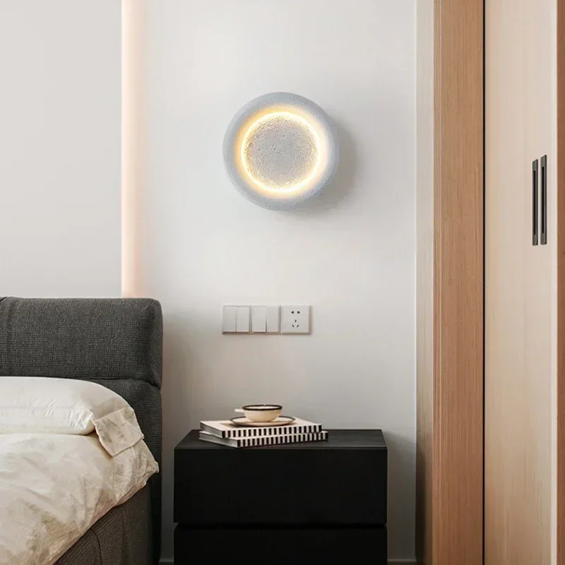 Applique Murale LED Blanche en Forme de Book ine Lune, Luminaire Décoratif d'Nik, Idéal pour une Chambre à Coucher, un Couloir ou des Escaliers