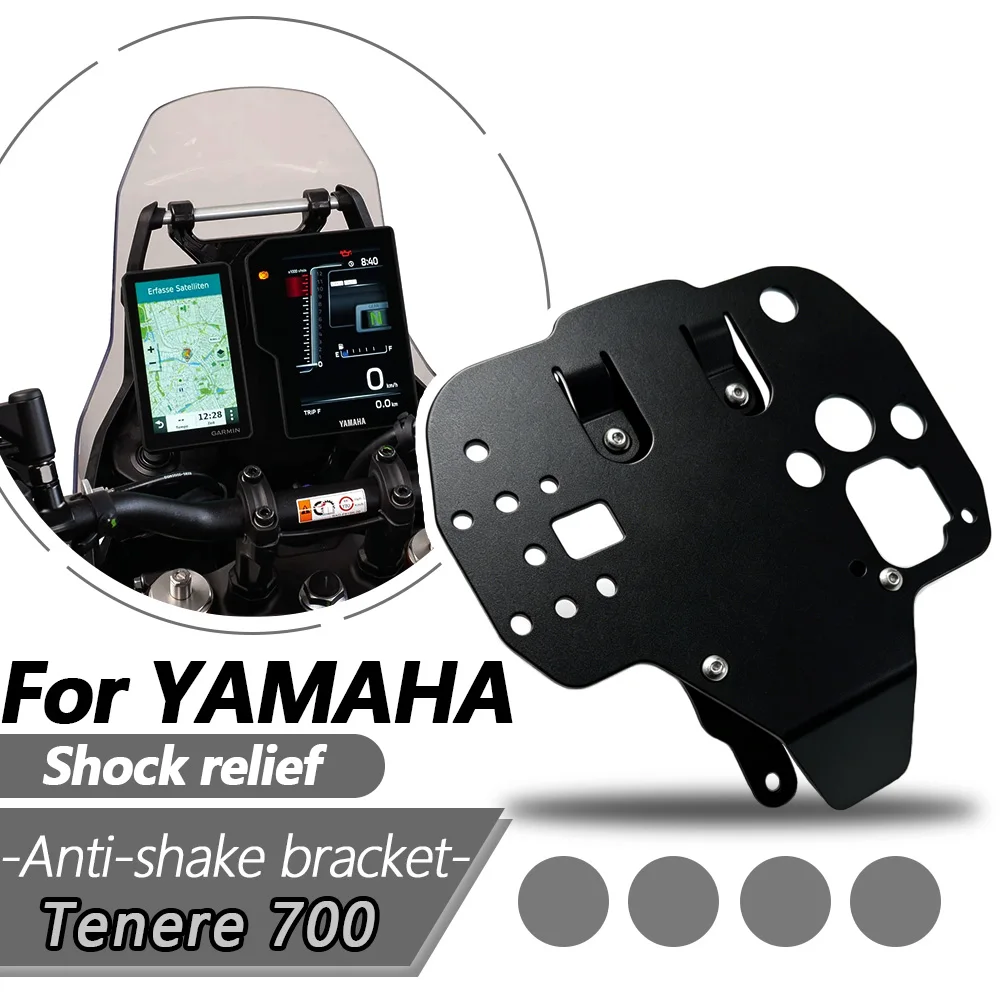 Soportes GPS para Yamaha Tenere700 Tenere 700 Rally Edition T7 T700 World Raid para Garmin Zumo XT/XT2, soporte para navegador GPS para teléfono inteligente
