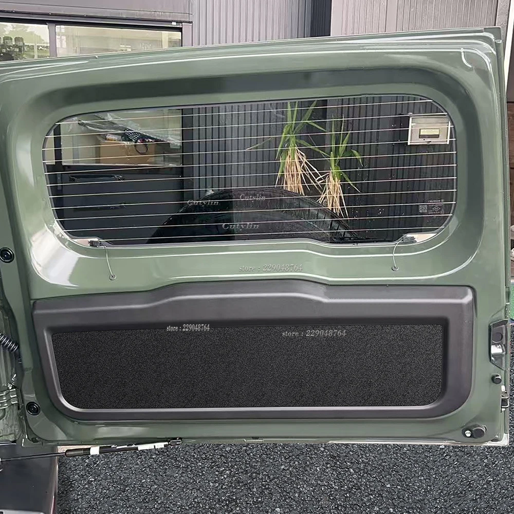 Leder Auto Reargate Heckklappe Tür Anti-Kick Panel Schutz Abdeckung Auto Styling Dekoration für Suzuki Jimny Nomade 2025 2026